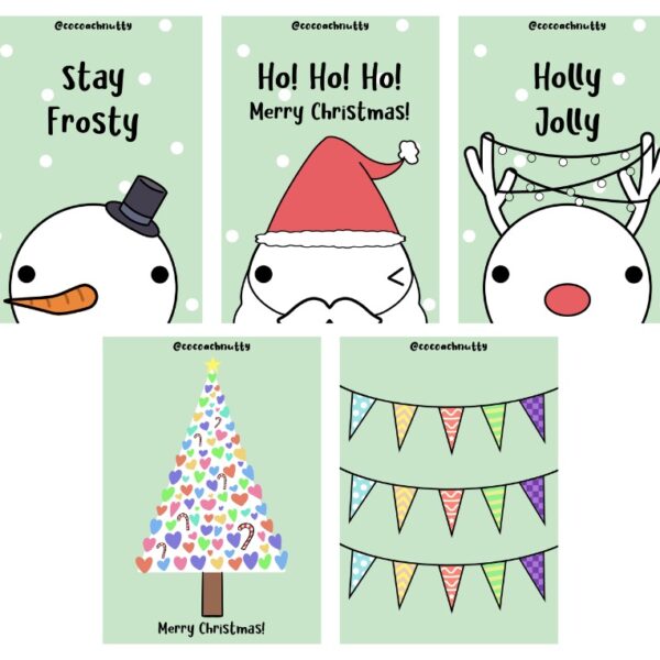 Jolly Nutty Postcards