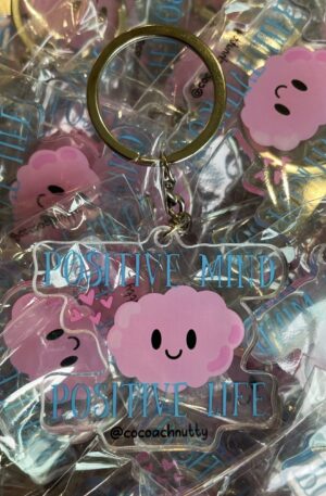 Keychain: Positive Mind, Positive Life