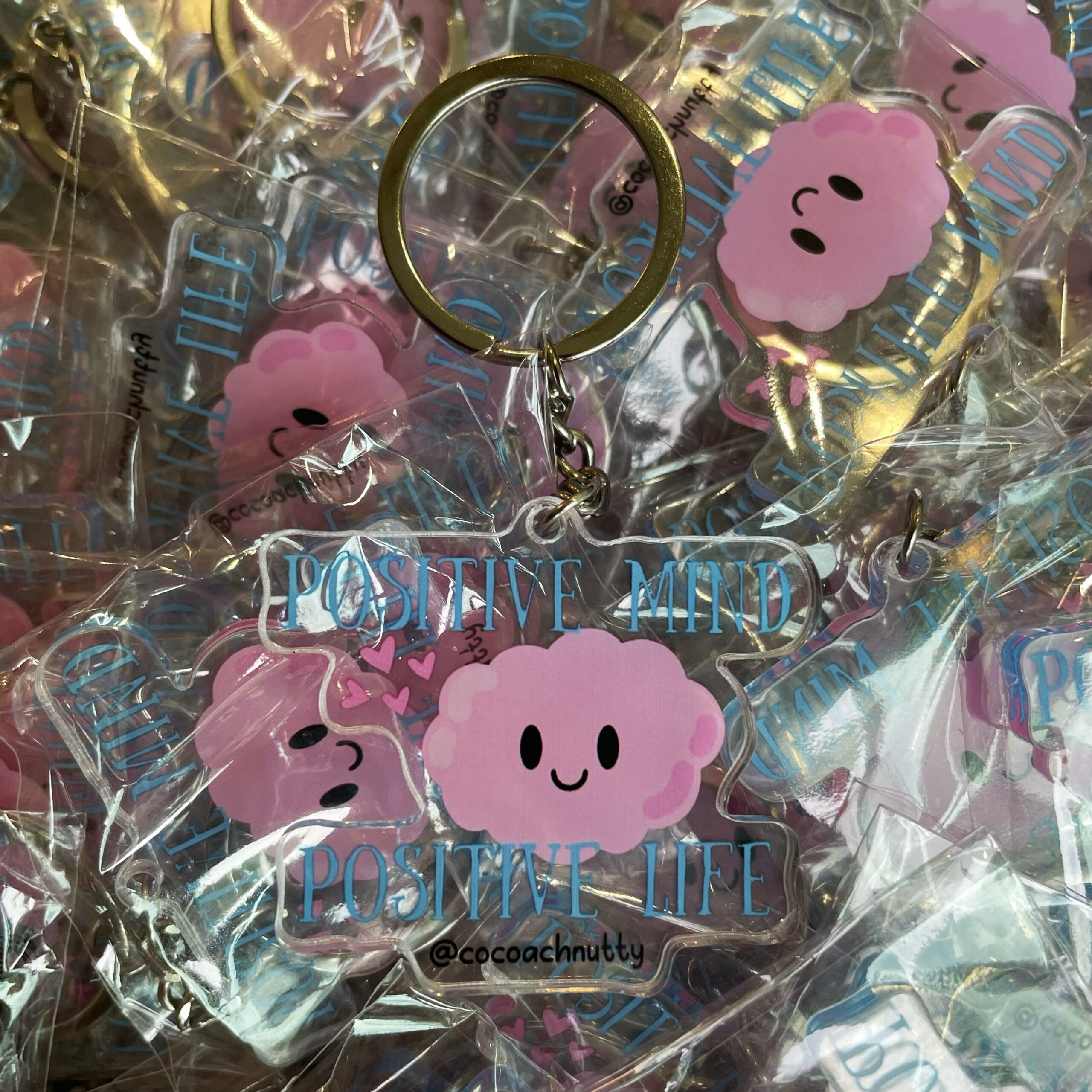 Keychain: Positive Mind, Positive Life