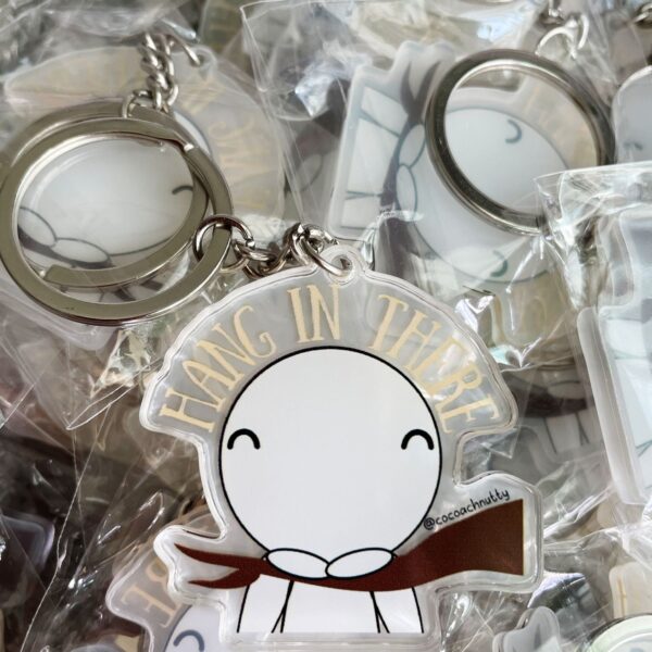 Keychain: Hang In There