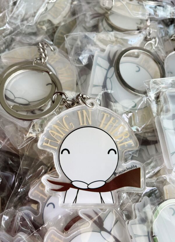Keychain: Hang In There