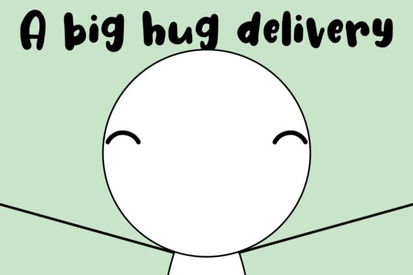 A Big Hug Delivery Card
