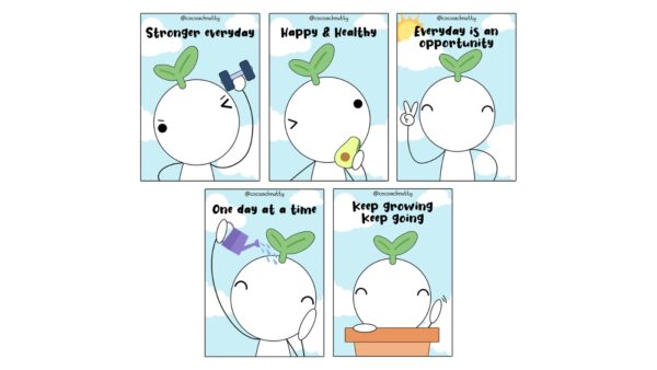 Sprout with Nutty Postcards