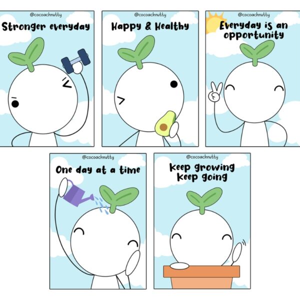 Sprout with Nutty Postcards